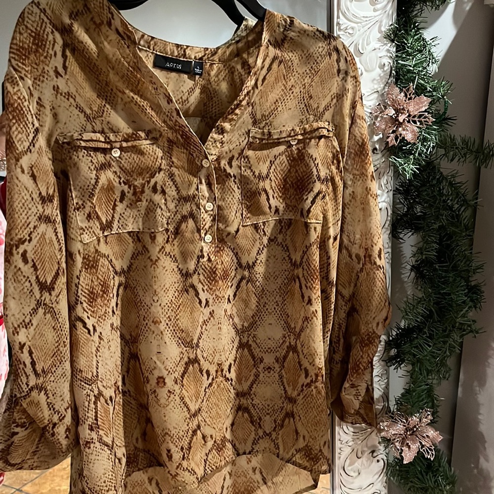 Print blouse